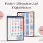 Daily Affirmation Cards Digital Stickers
