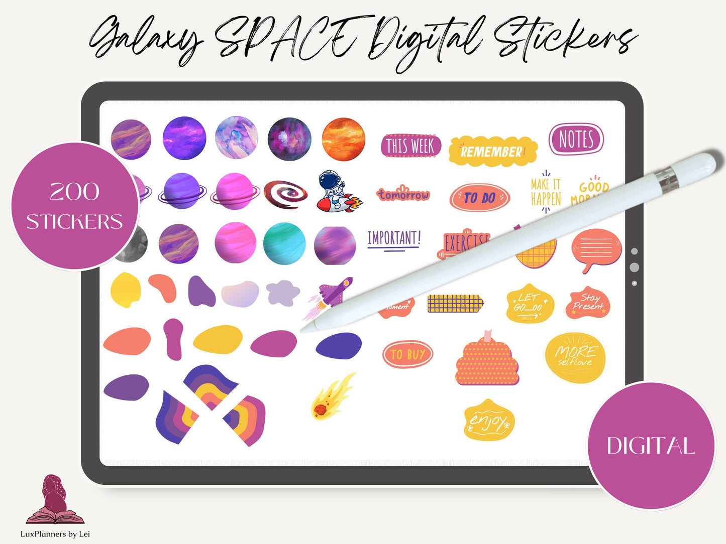 Galaxy Digital Stickers