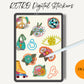 Retro & Groovy Digital Stickers