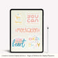 Motivational Digital Stickers