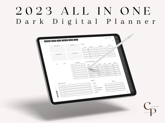 2023 Dark Digital Planner