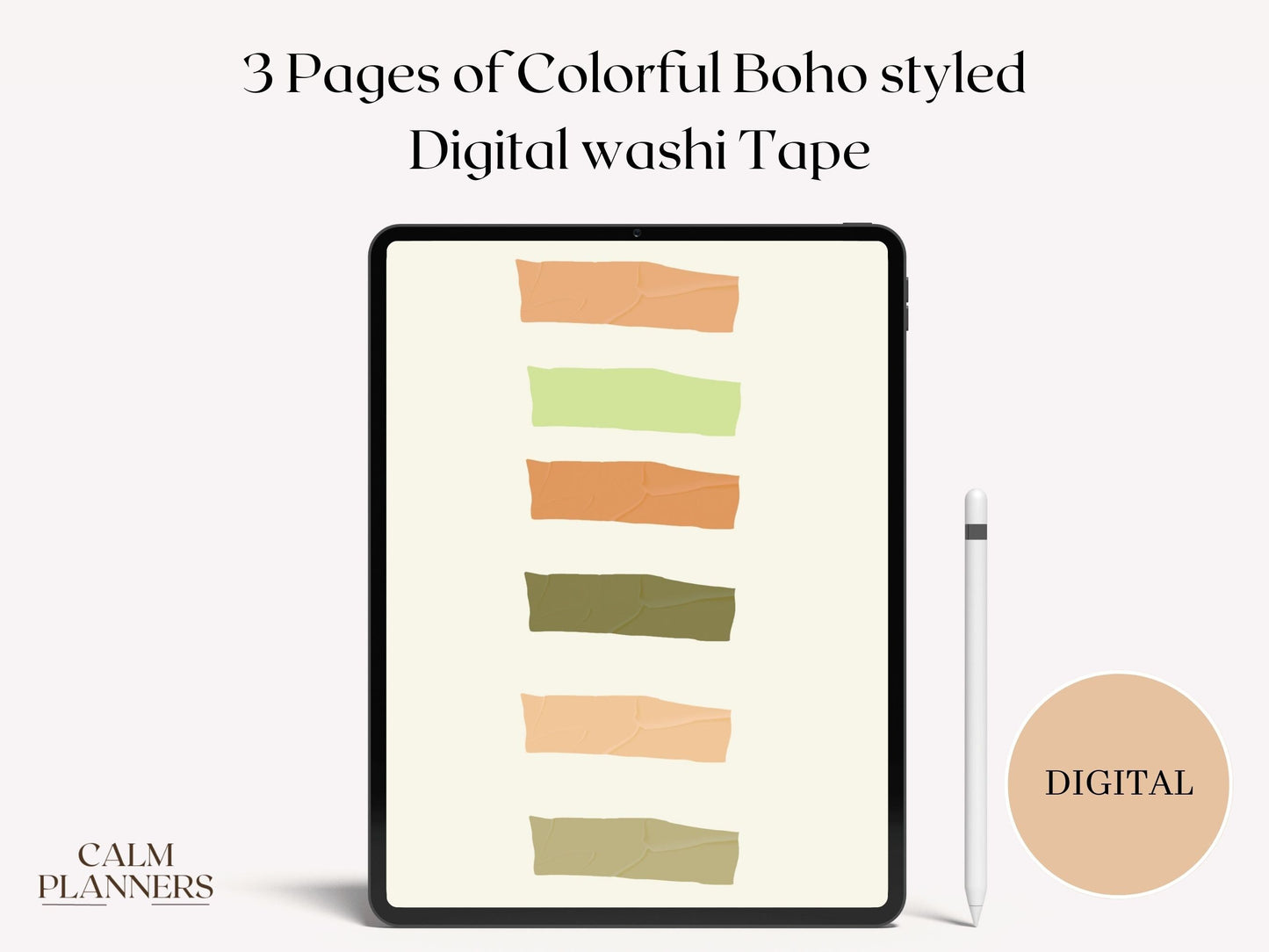 Boho Washi Tape Set