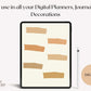 Boho Washi Tape Set