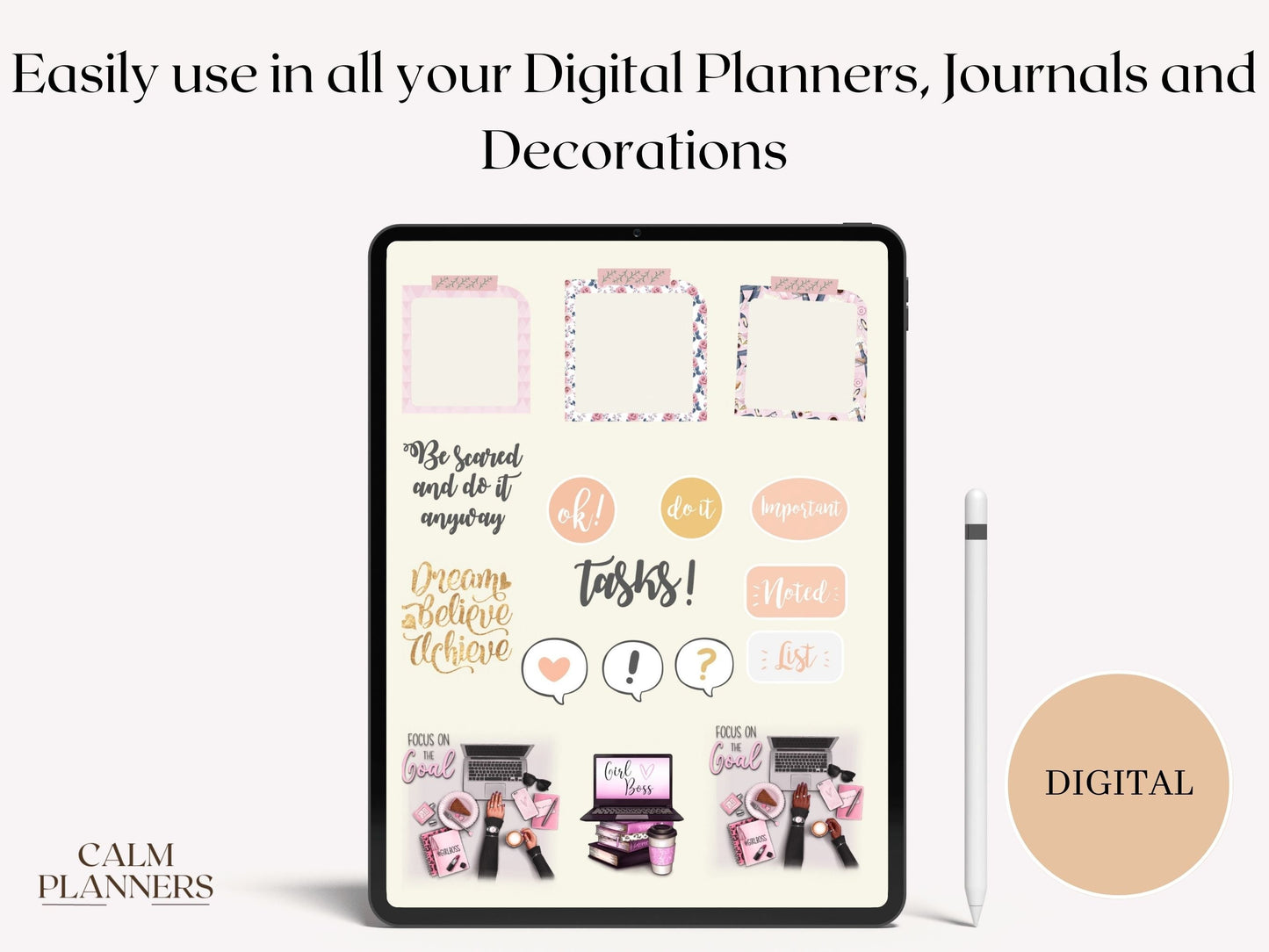 Planner Girl Digital Sticker Bundle