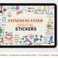 Fitness Planner Digital Sticker Set