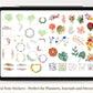Botanical Digital Sticker Set