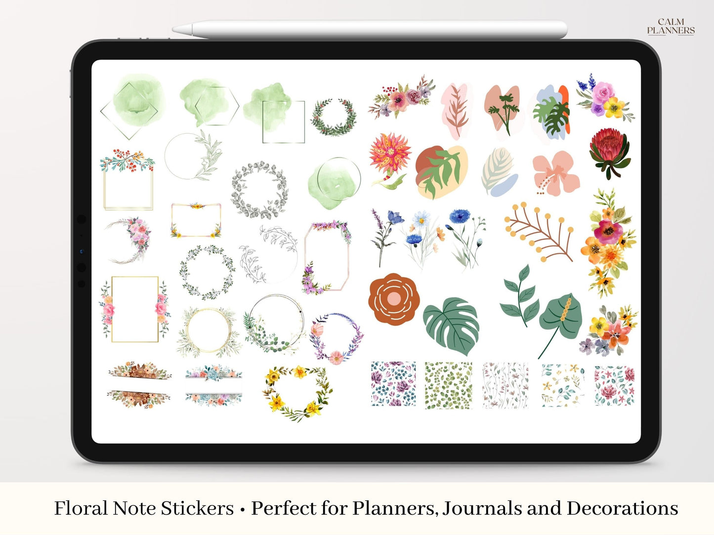 Botanical Digital Sticker Set