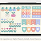 Spring Pastel Digital Stickers Set