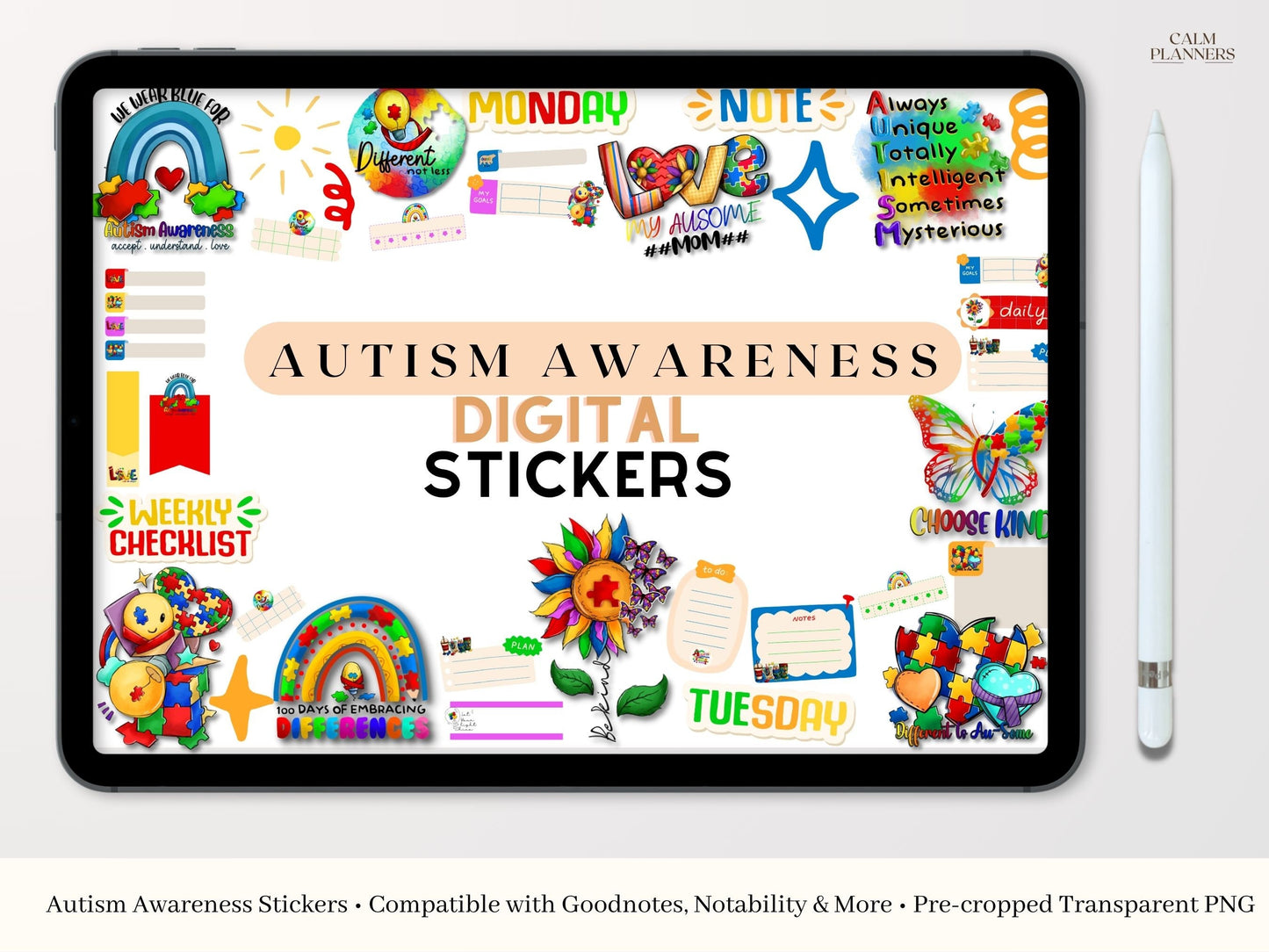 Autism Awareness Digital Stickers