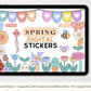 Spring Pastel Digital Stickers Set