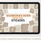 Nude Everyday Icons Set