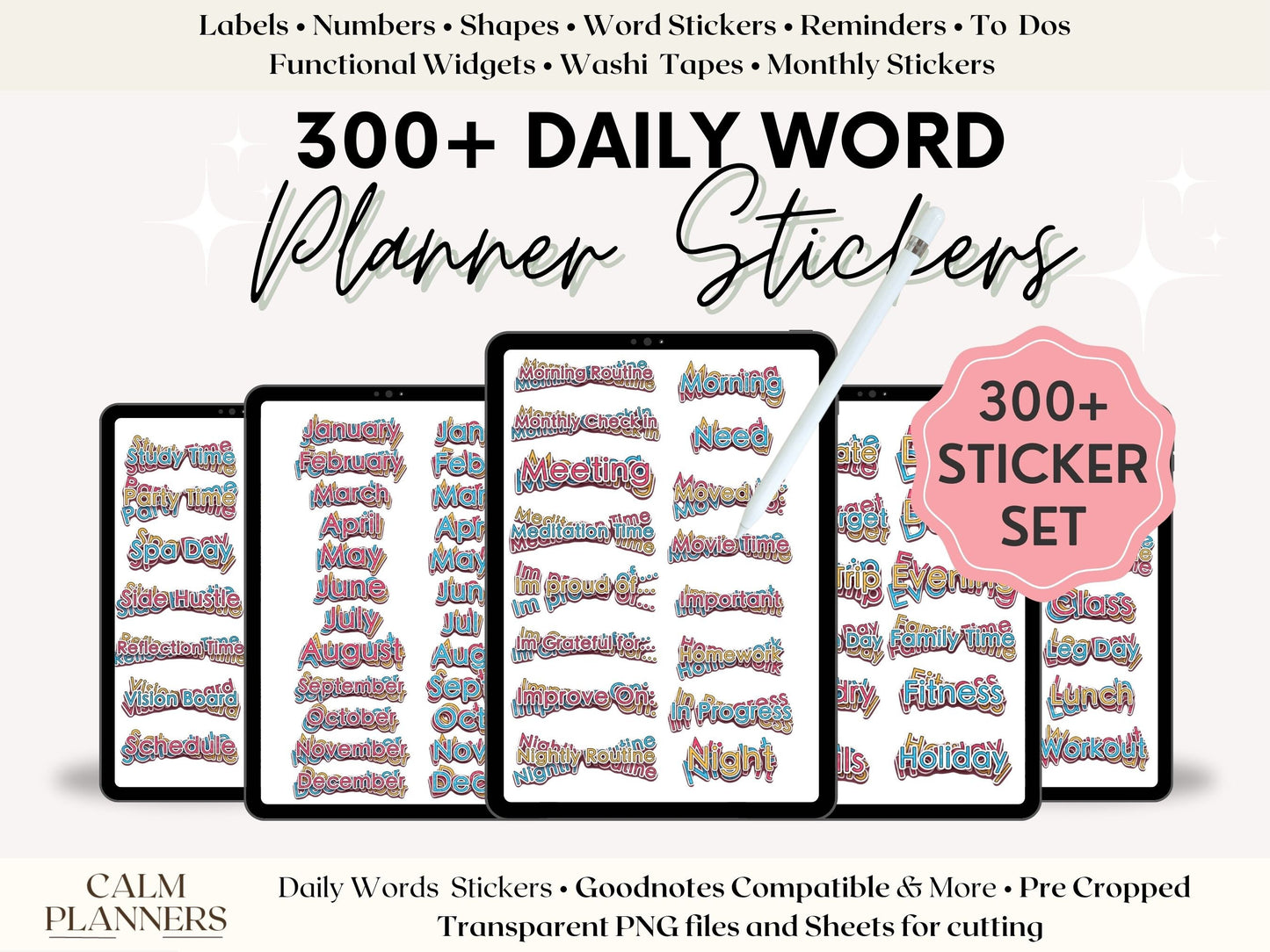 Daily Essential Words Stickers