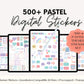 500+ Pastel iPad Sticker Bundle