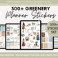 Greeneries Digital Stickers