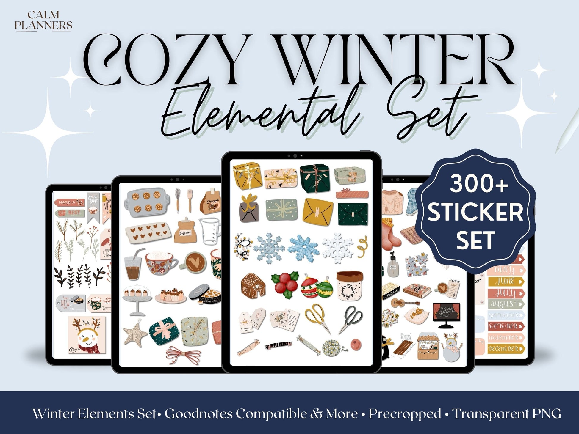 Winter Wonderland Digital Sticker Set