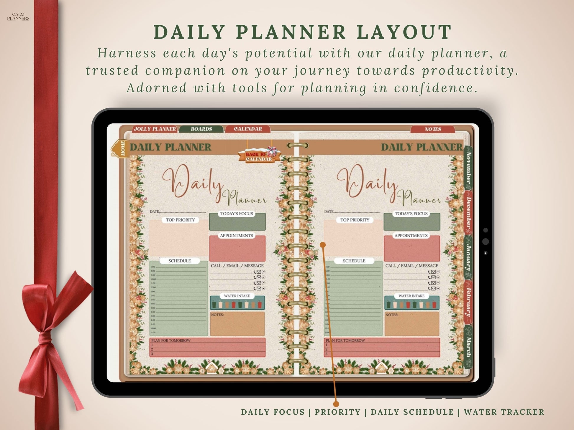 The Gingerbread Girl Seasonal Planner