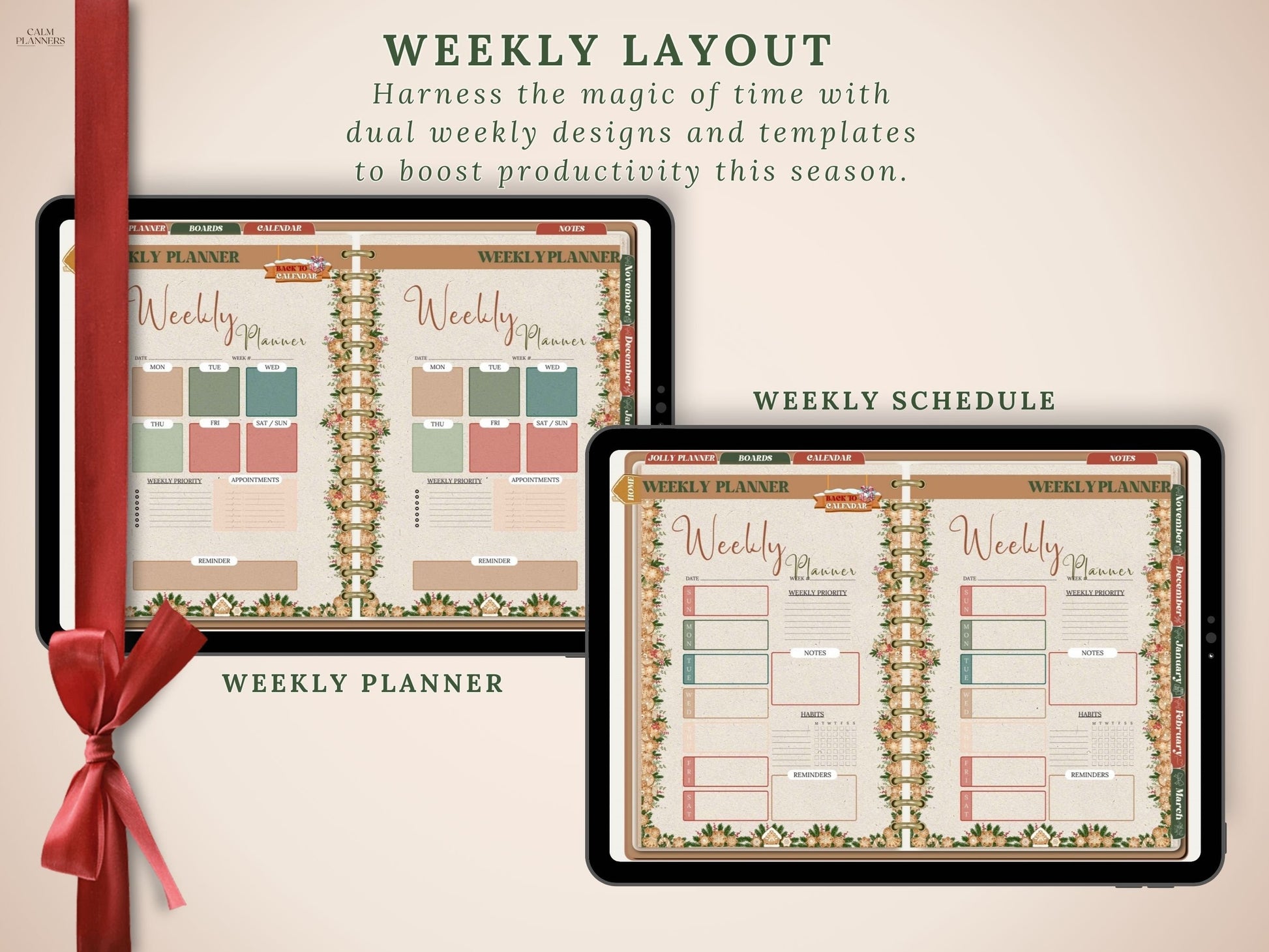 The Gingerbread Girl Seasonal Planner