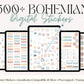 Boho Digital Stickers Bundle