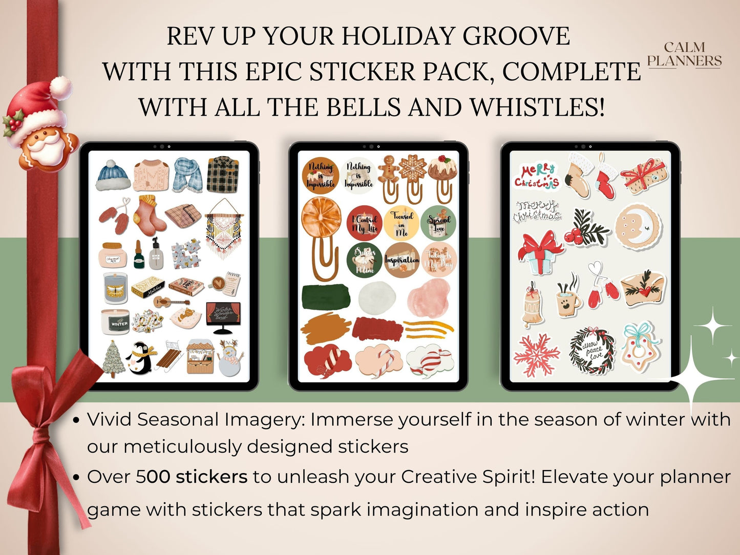 Holiday Digital Stickers Bundle