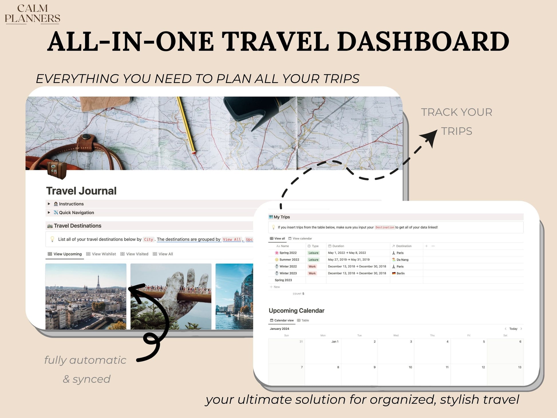 Ultimate Travel Journal & Organizer Template