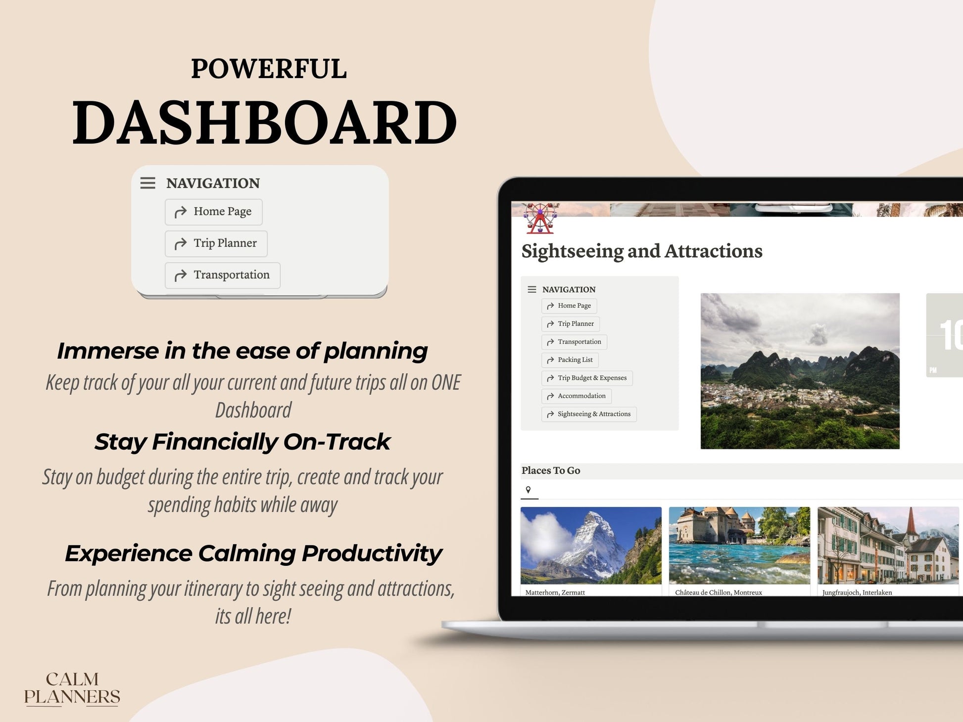 Ultimate Travel Journal & Organizer Template