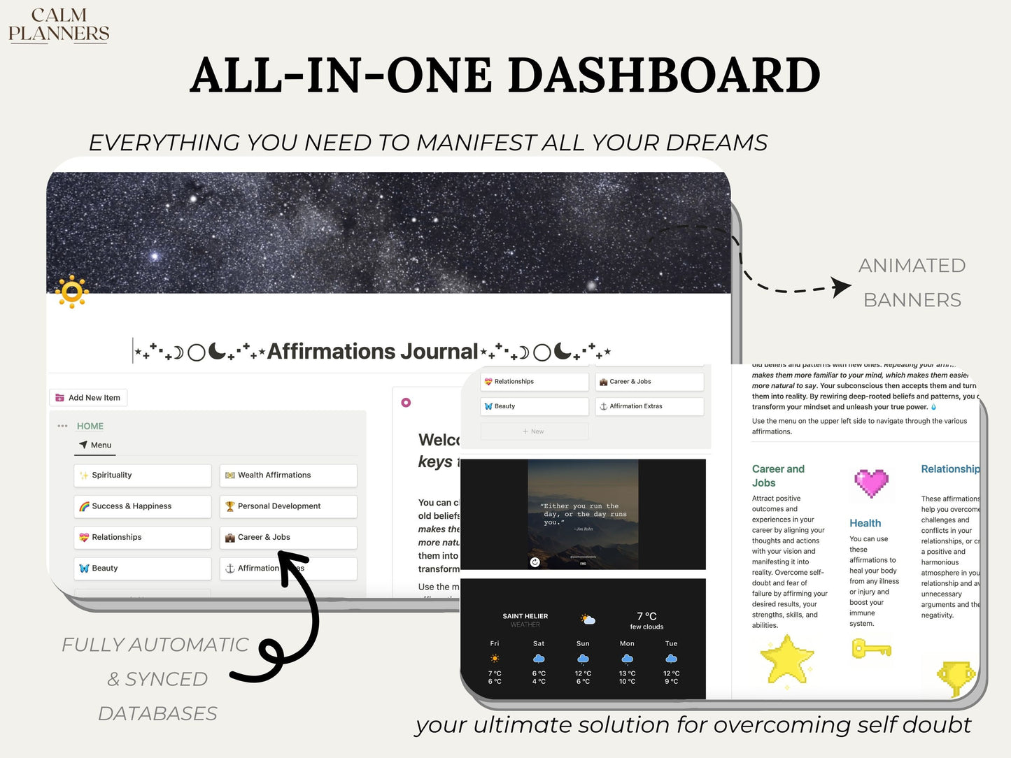 Ultimate Affirmation All-in-One Notion Dashboard